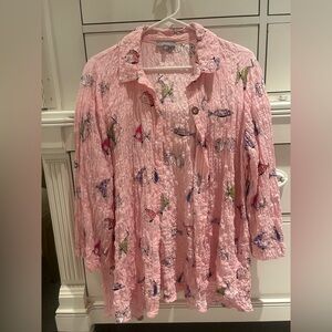 Habitat Blouse with Fish Design